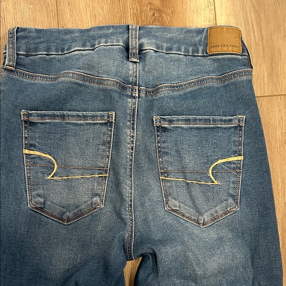 American Eagle Blue Skinny Jeans size 6 - Picture 6 of 6